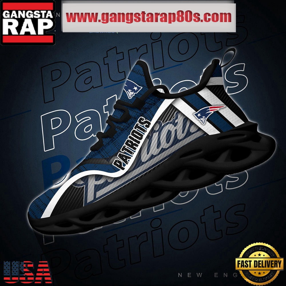 NFL New England Patriots Unique Design Max Soul Shoes Running Sneakers