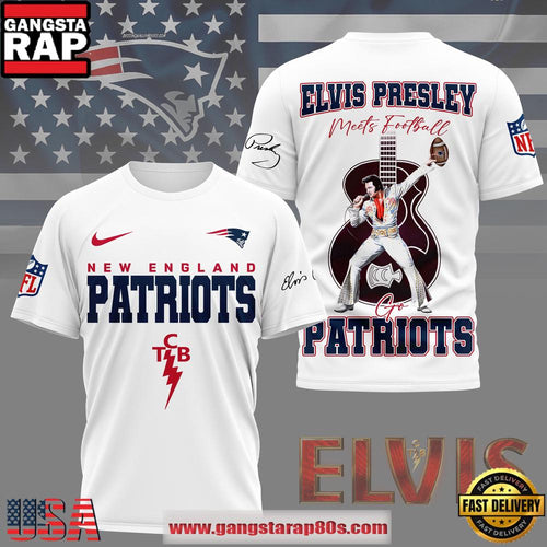 NFL New England Patriots x Elvis Presley 2026 Unisex T-Shirt