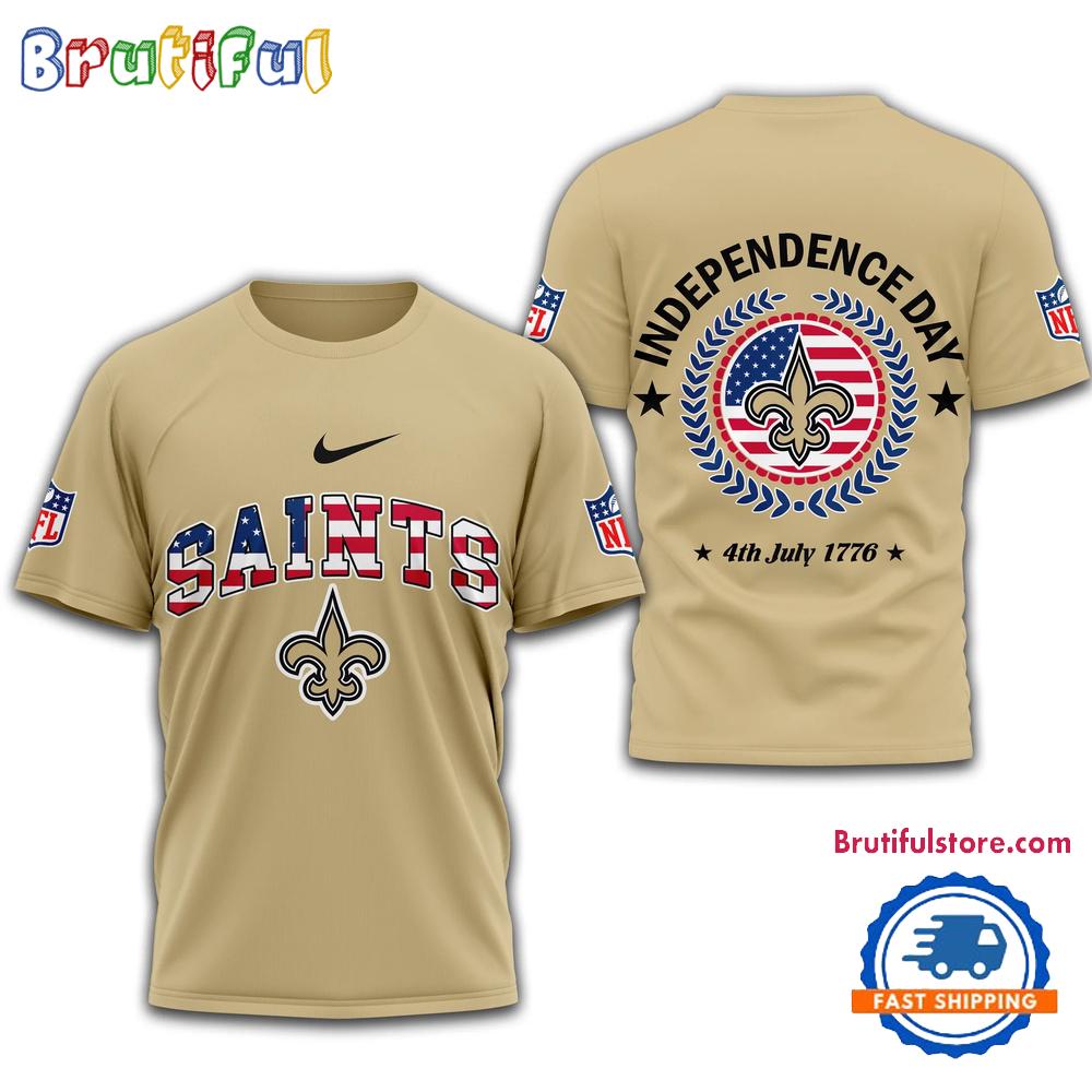 NFL New Orleans Saints 2025 Independence Day All Over Print Shirt
