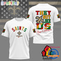 NFL New Orleans Saints 2025 Juneteenth Freedom Day 3D Shirt