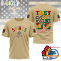 NFL New Orleans Saints Football Team 2025 Juneteenth Freedom Day Unisex 3D Shirt