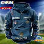 NFL New Orleans Saints Football Team Custom Name Cargo Hoodie