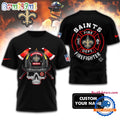 NFL New Orleans Saints Football Team Fire Fighter Unisex 3D Shirt