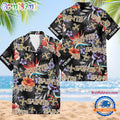 NFL New Orleans Saints Football Team Flower Summer Design Hawaiian Button Shirt