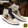 NFL New Orleans Saints Golden White Air Jordan 1 High Sneakers For Fans