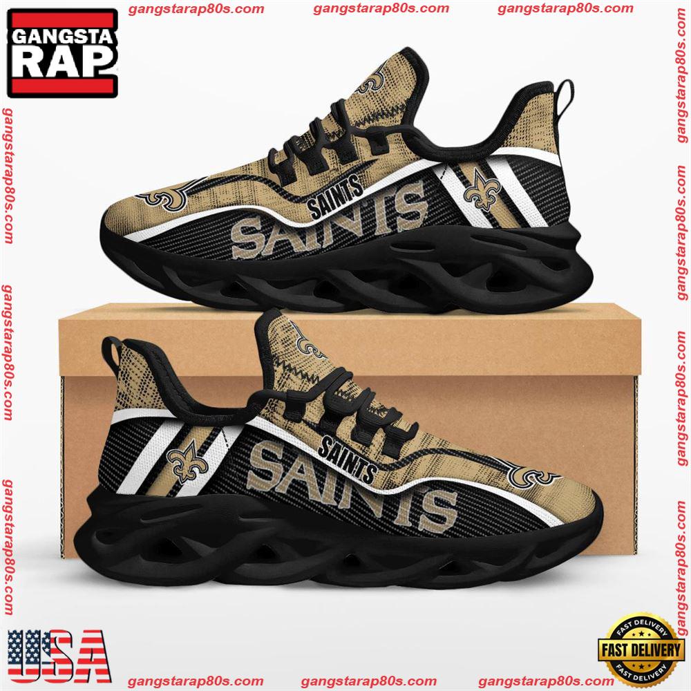NFL New Orleans Saints Jumpstart Max Soul Shoes Running Sneakers Running Sneakers