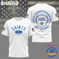 NFL New Orleans Saints Law Appreciation Month 3D Shirt
