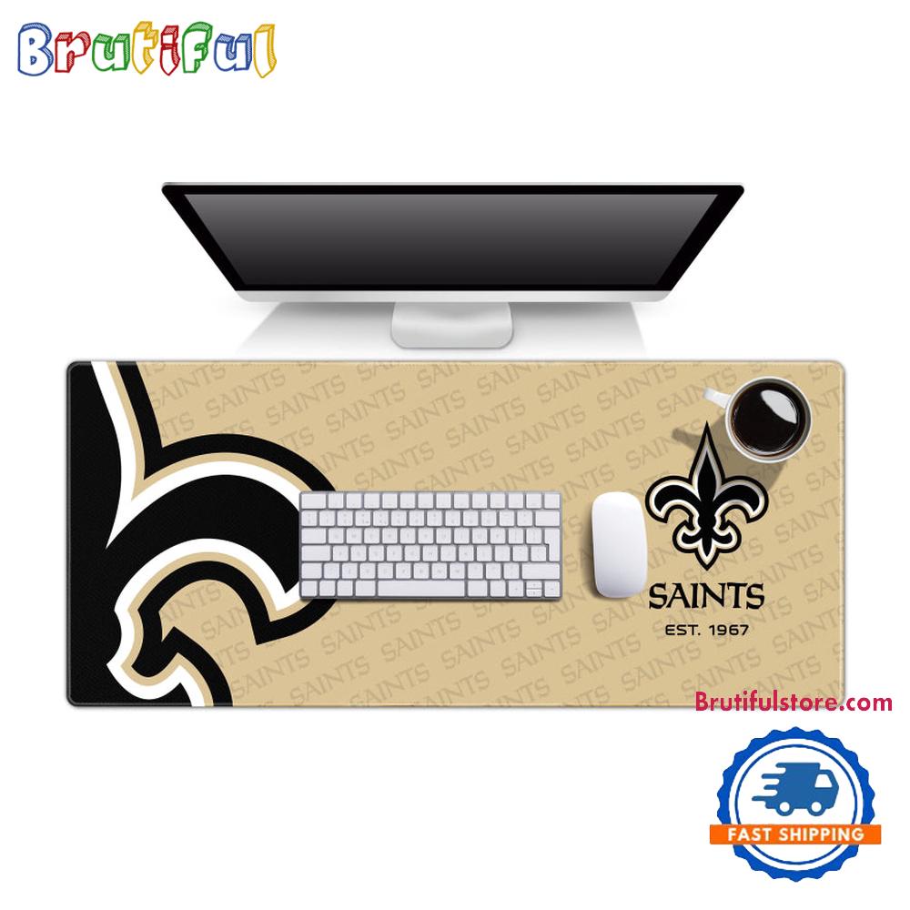NFL New Orleans Saints Mouse Mats, Football Logo Series Desk Mouse Pad
