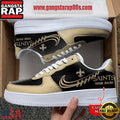 NFL New Orleans Saints Unique Design Custom Name Air Force 1 Sneaker Shoes