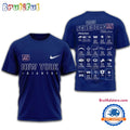 NFL New York Giant 2025 SCHEDULE Unisex 3D Shirt
