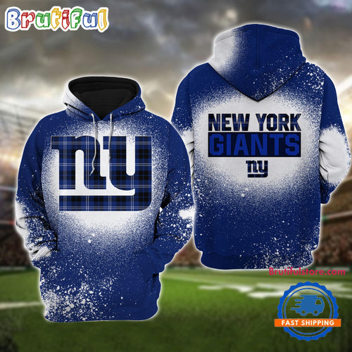 NFL New York Giants All Over Print Christmas Hoodie, Football Christmas Hoodie