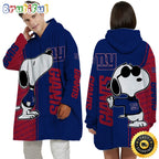NFL New York Giants Blanket Hoodie For Fans Unisex Hoodie
