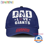 NFL New York Giants Dad Love Best Father’s Day Baseball Cap