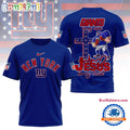 NFL New York Giants Football And Jesus 3D Shirt