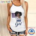 NFL New York Giants Football Summer Women’s Criss Cross Tank Top