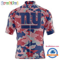 NFL New York Giants Football Team Colorful Camo Cycling Jersey