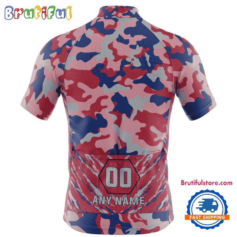 NFL New York Giants Football Team Colorful Camo Cycling Jersey