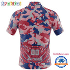 NFL New York Giants Football Team Colorful Camo Cycling Jersey
