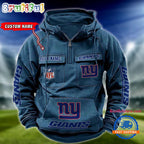 NFL New York Giants Football Team Custom Name Cargo Hoodie