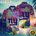 NFL New York Giants Hawaiian Shirt Flower Hawaii Shirt For Football Fans