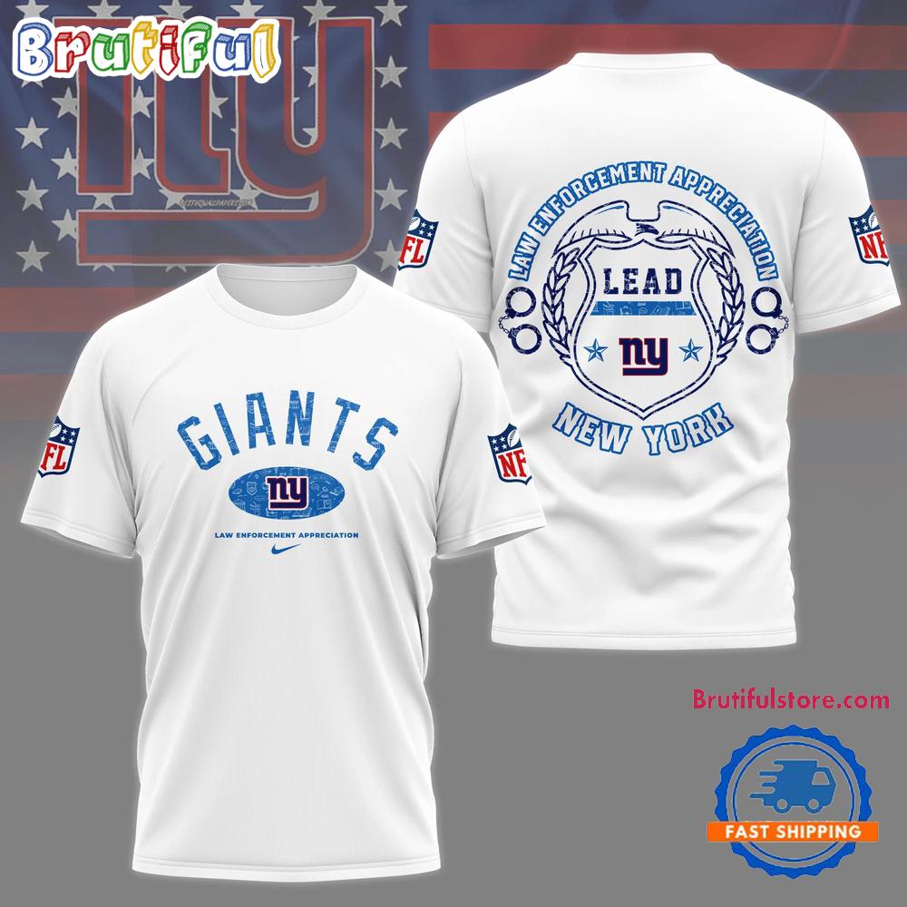NFL New York Giants Law Appreciation Month 3D Shirt