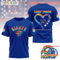NFL New York Giants LGBT Happy Pride Month 2025 3D T Shirt
