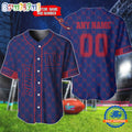 NFL New York Giants Logo Team Hologram Pattern Design Baseball Jersey