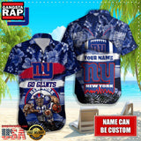 NFL New York Giants Mascot Football Hawaiian Shirt For Men Women
