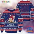 New York Giants NFL 2024 Merrykissmyass Funny Santa Claus Christmas Ugly Sweater