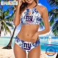 NFL New York Giants Personalized Women’s Summer Cami 2 Piece Bikini