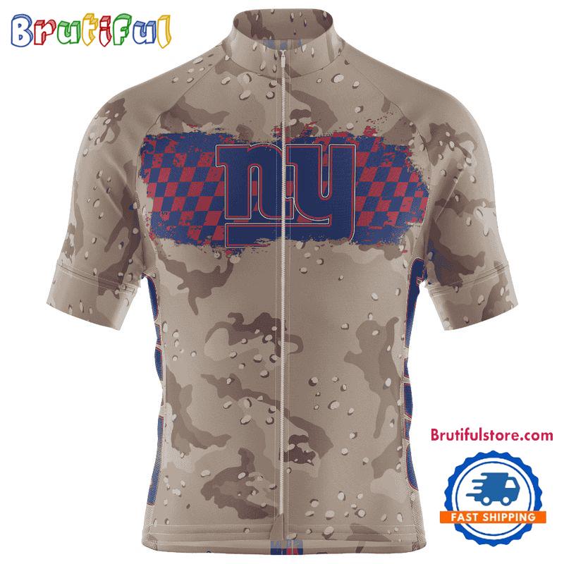 NFL New York Giants Special Desert Camo Cycling Jersey