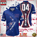 NFL New York Giants Super Bowl LIX 2025 Custom Aloha Hawaiian Shirt