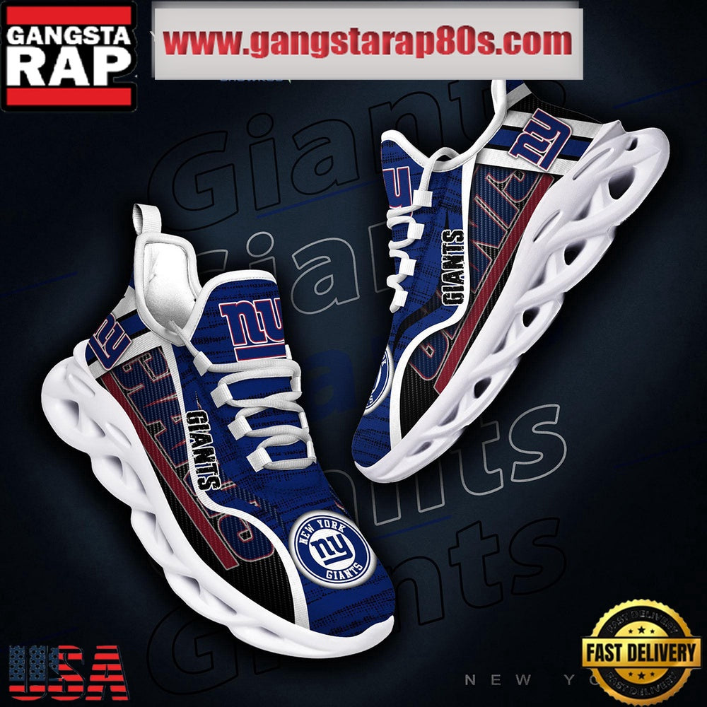 NFL New York Giants Unique Design Max Soul Shoes Running Sneakers