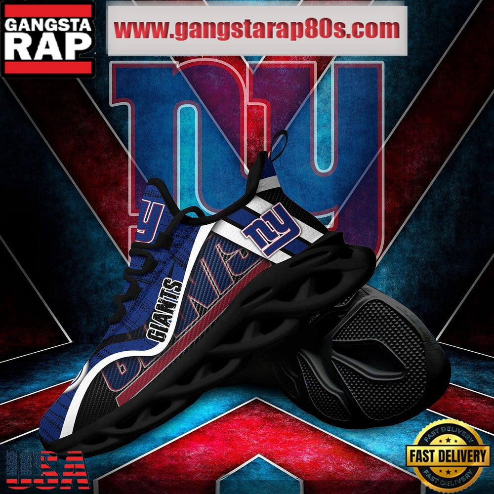 NFL New York Giants Unique Design Max Soul Shoes Running Sneakers