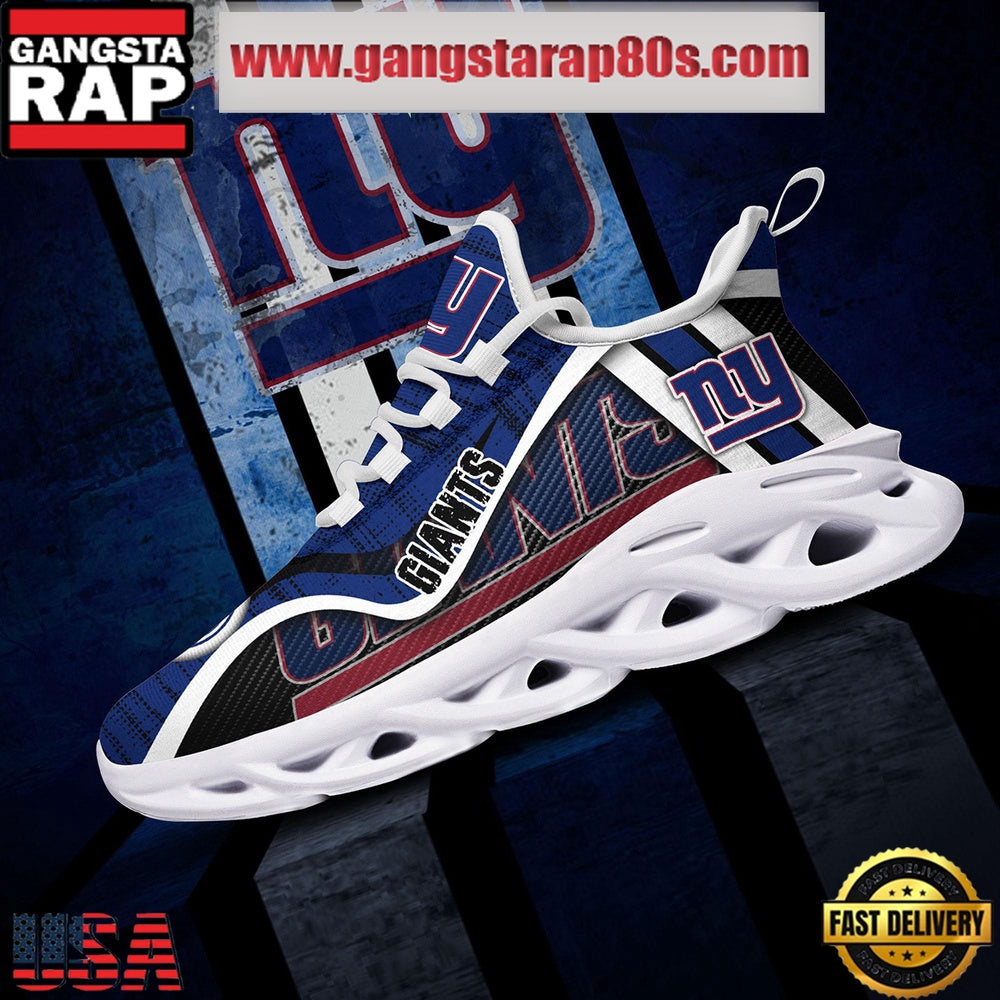 NFL New York Giants Unique Design Max Soul Shoes Running Sneakers