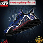 NFL New York Giants Unique Design Max Soul Shoes Running Sneakers