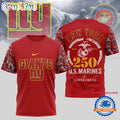 NFL New York Giants US Marines 250 Years Semper Fidelis 3D Shirt