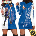 NFL New York Islanders And Zombie Hoodie Dress Print 3D Hoodie Women For Fans