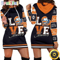 NFL New York Islanders Womens Hoodie Dress All Over Print For Women Hoodie
