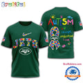 NFL New York Jets 2025 Autism Awareness 3D Shirt