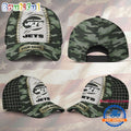 NFL New York Jets Camo Hunting Custom Name Classic Cap