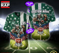 NFL New York Jets Eagle US Flag x Veterans Custom Name Number Baseball Jersey Shirt