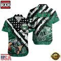 NFL New York Jets Football American Flag Mascot Custom Name Aloha Hawaiian Shirt