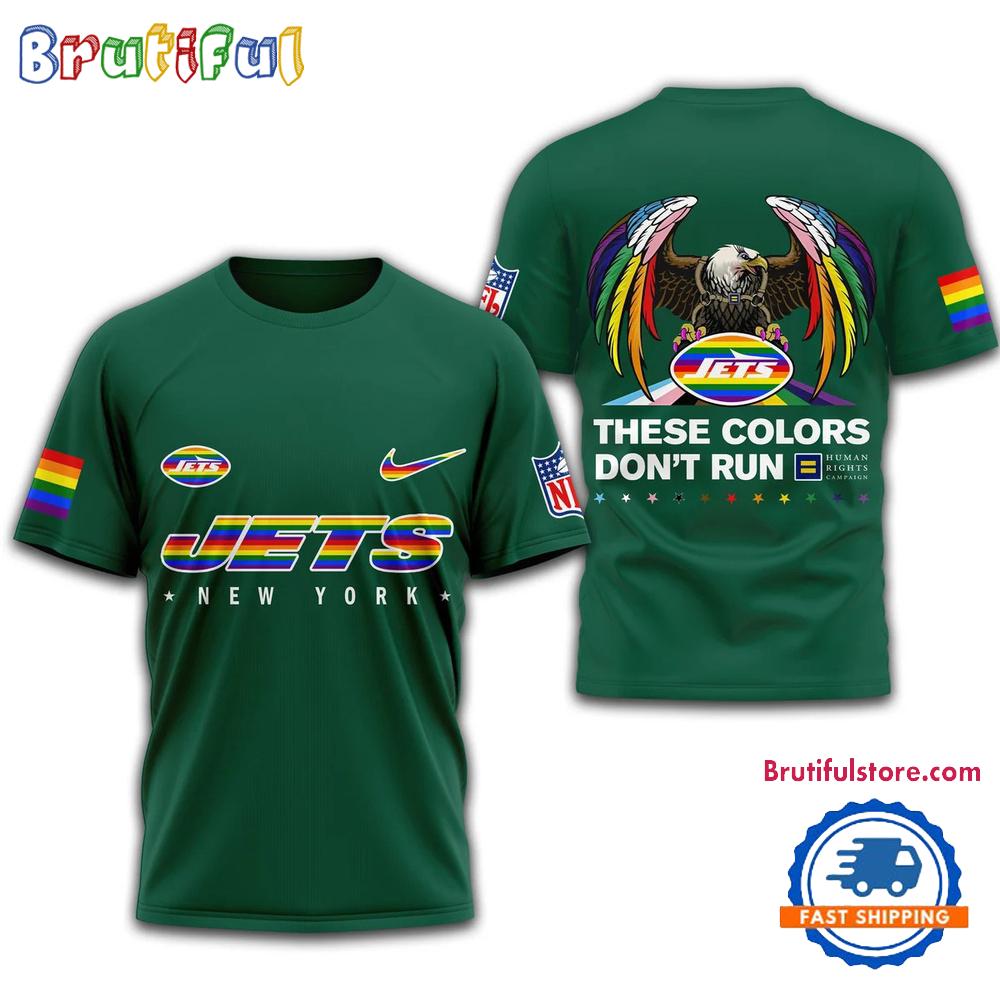NFL New York Jets Football Human Rights Campaign LGBT 2025 3D Shirt