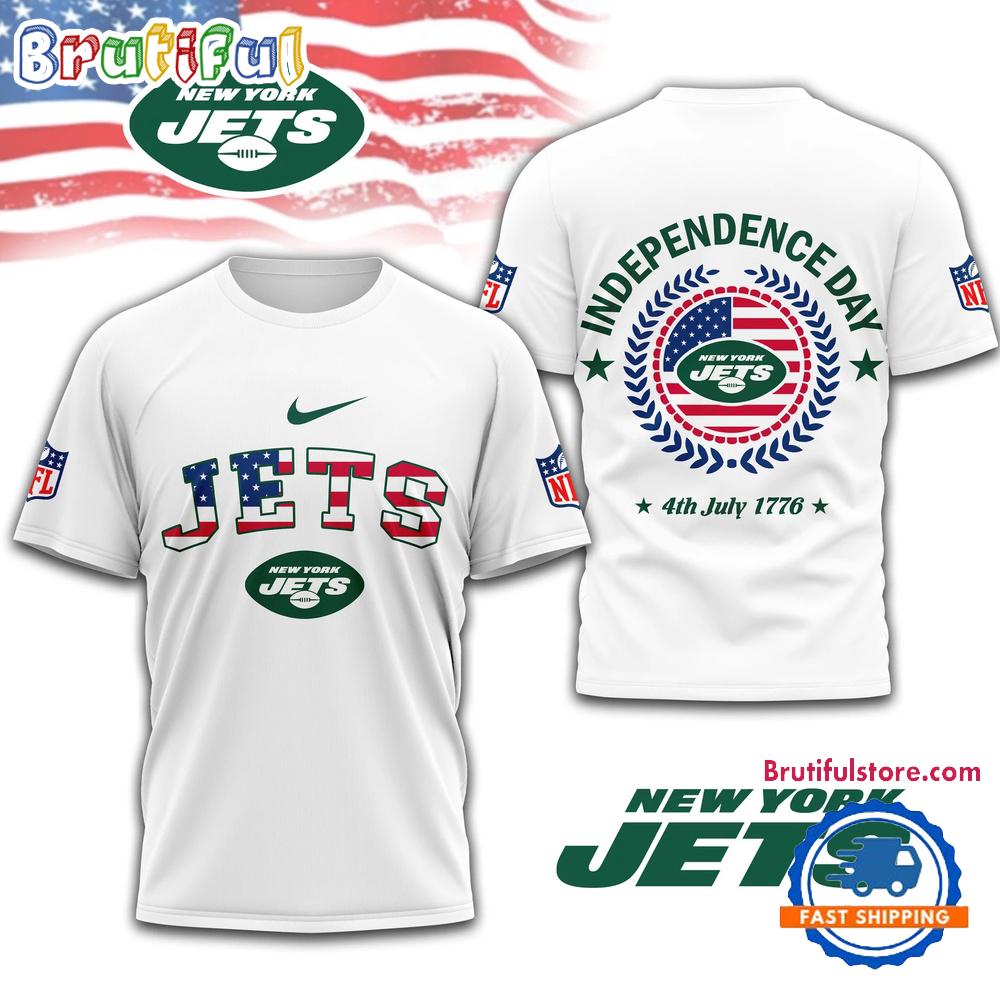 NFL New York Jets Football Team Independence Day New Design 3D Shirt
