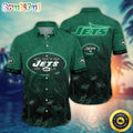 NFL New York Jets Hawaii Shirt Flamingo And Flower Funny Aloha Shirt