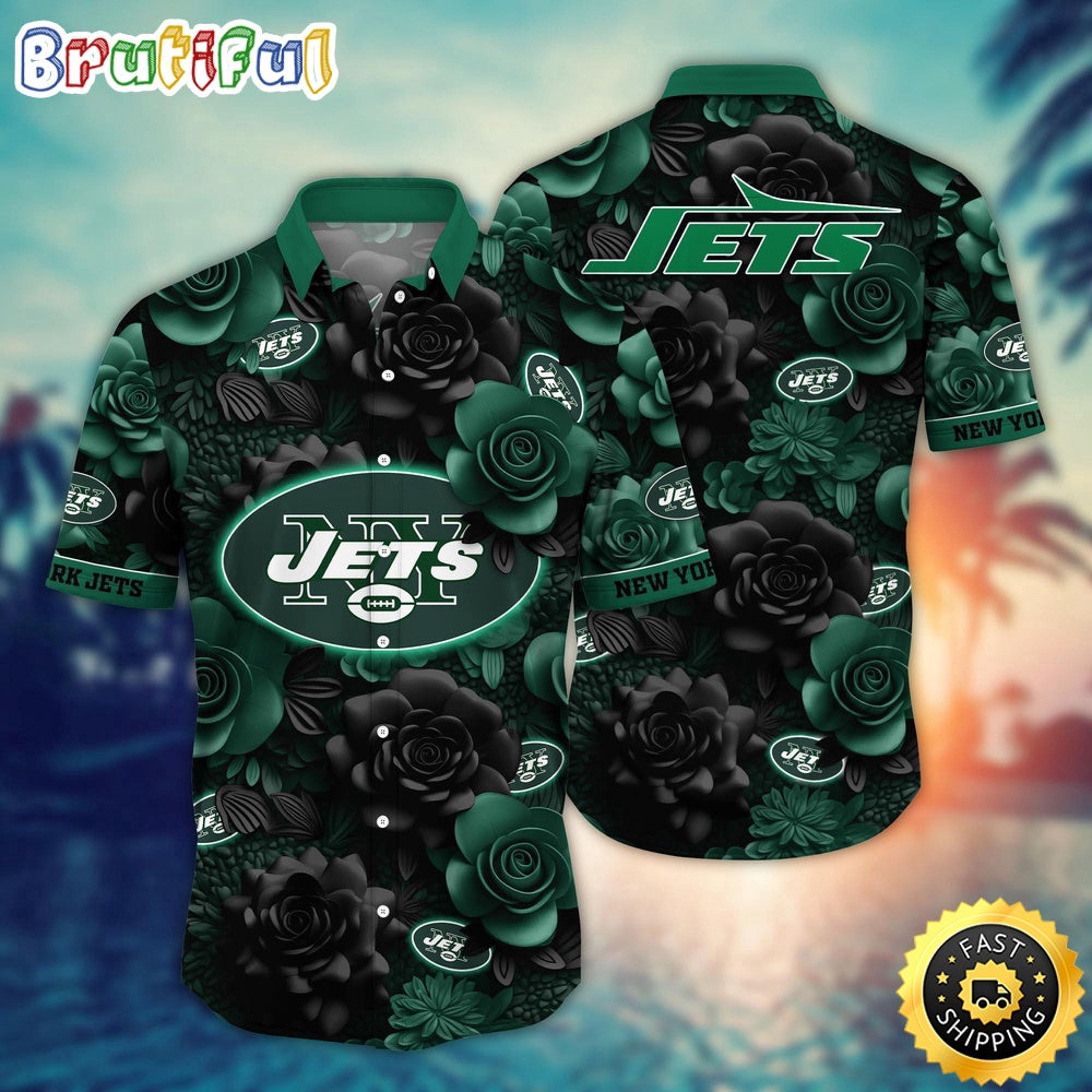 NFL New York Jets Hawaii Shirt Flower Aloha Spirit Shirts