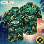NFL New York Jets Hawaii Shirt Flower Beachy Keen Fashion