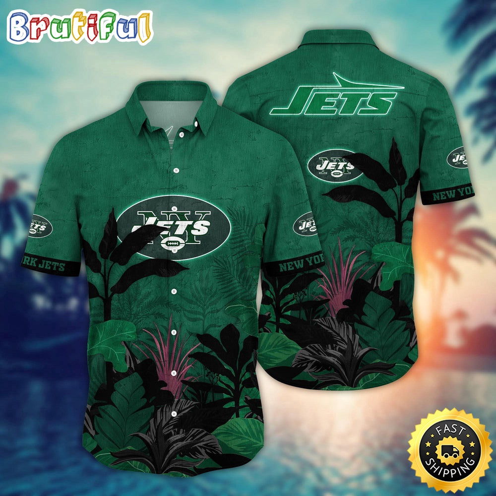 NFL New York Jets Hawaii Shirt Flower Hawaiian Style Statements