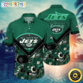 NFL New York Jets Hawaii Shirt Flower Summer Ready Shirts